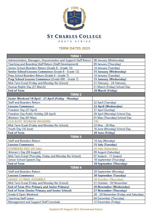 150th Celebration Friends of St Charles College 150th Celebration Friends of St Charles College